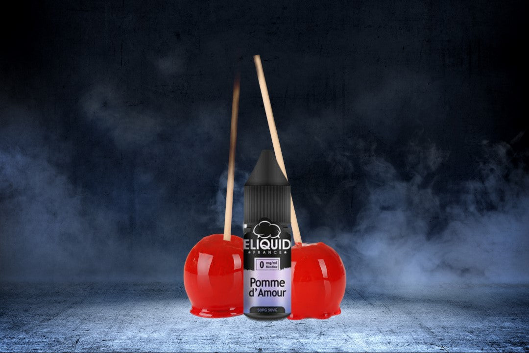 Pomme d'amour eliquid, Achat CBD en ligne.